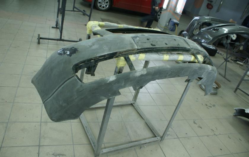 ремонт переднего бампера