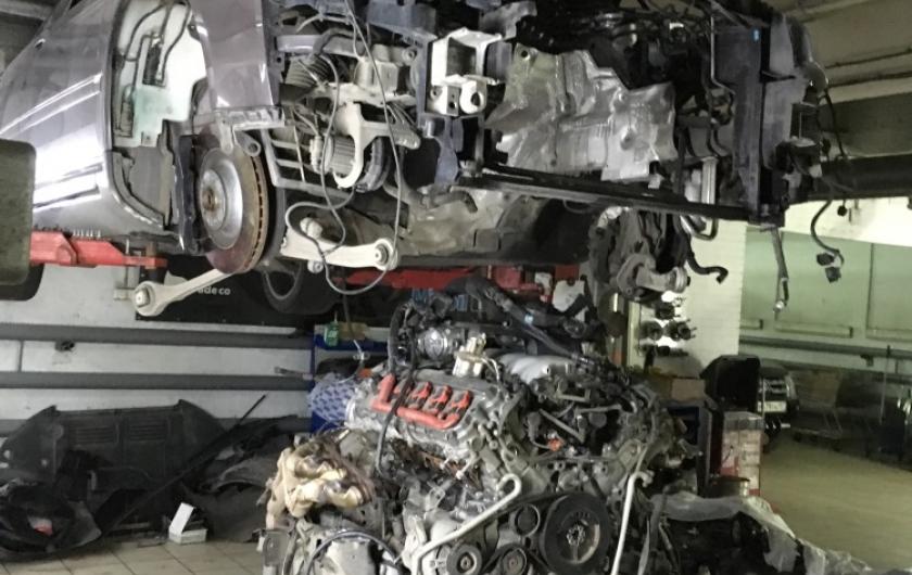 снятие мотора