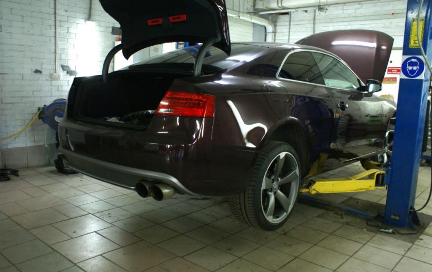 Ауди на подъемнкие