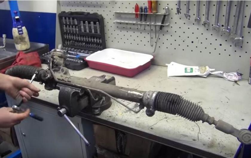 переборка рулевой рейки