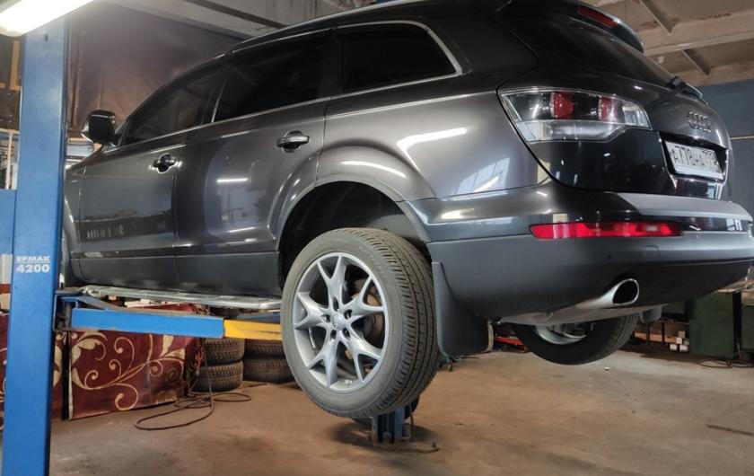 Подготовка Ауди к ремонту