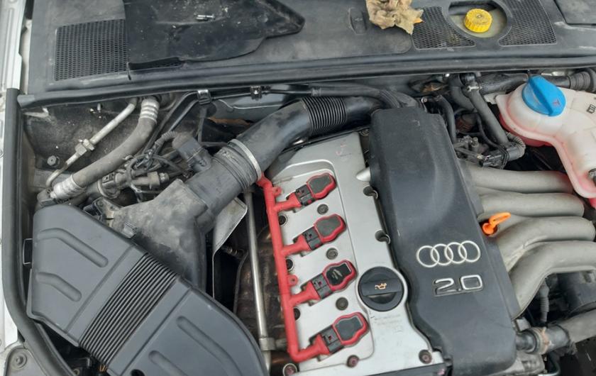 Подготовка Ауди к замене датчика кислорода