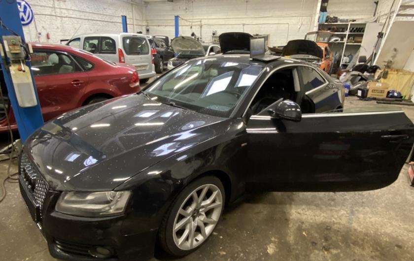 Подготовка Ауди к ремонту