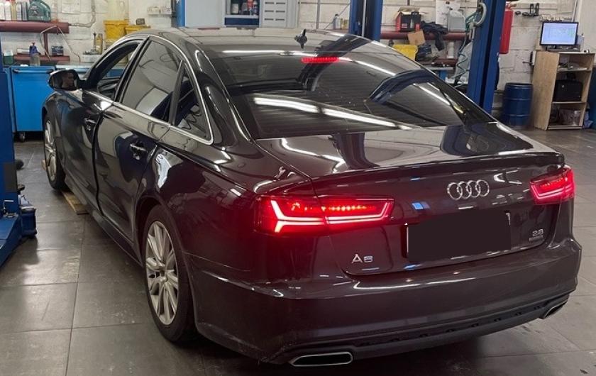 Подготовка Ауди к замене прокладки ГБЦ