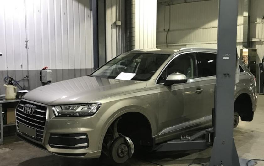 Замена сальника привода Ауди