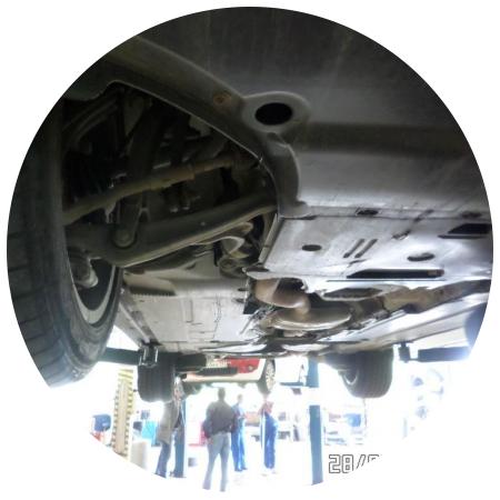 подвеска на А4 снизу