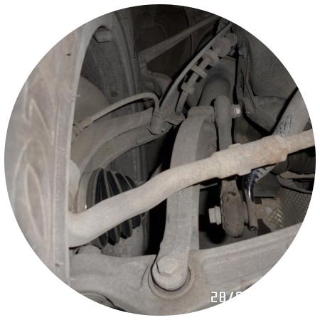 передняя подвеска на А4 спереди