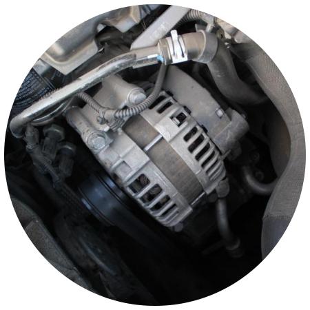 генератор под капотом Ауди