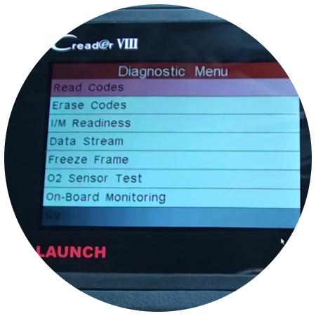 монитор с кодами ошибок автомобиля