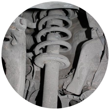 пружина амортизатора на А-шестой