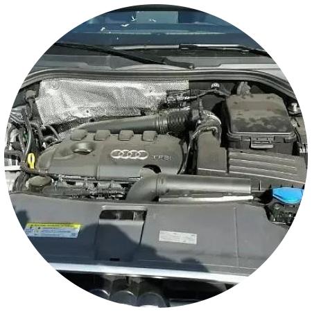 открытый капот на Ку3