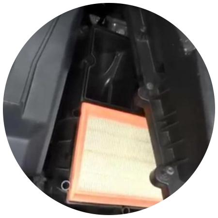 воздушный фильтр в корпусе на Ку 3