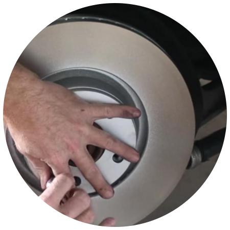 установка тормозного диска