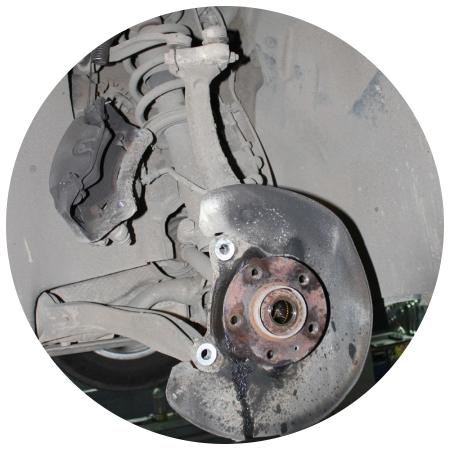 ступица колеса с кожухом