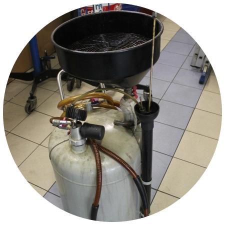 установка для слива масла