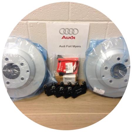 новые тормозные диски Ауди