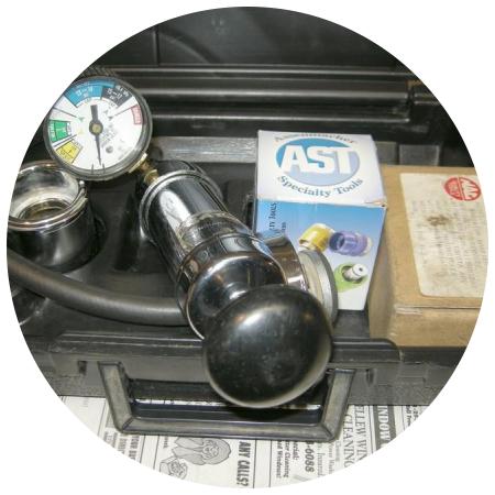 оборудование для диагностики системы охлаждения автомобиля