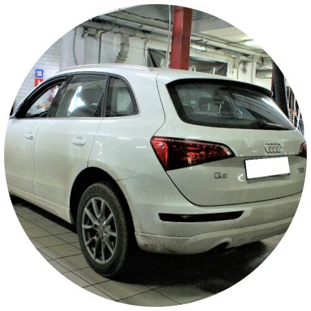 Ауди q5 на замене аккумулятора