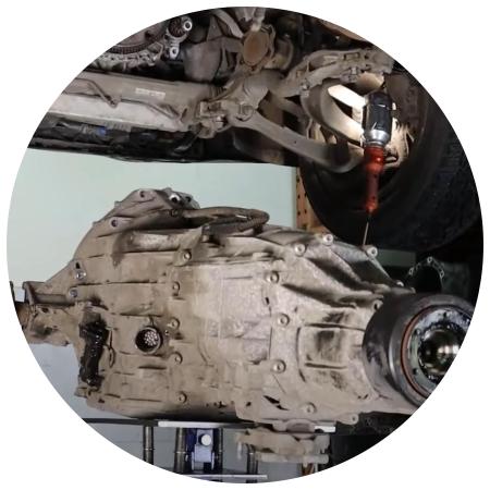 демонтаж коробки ДСГ Ауди А5