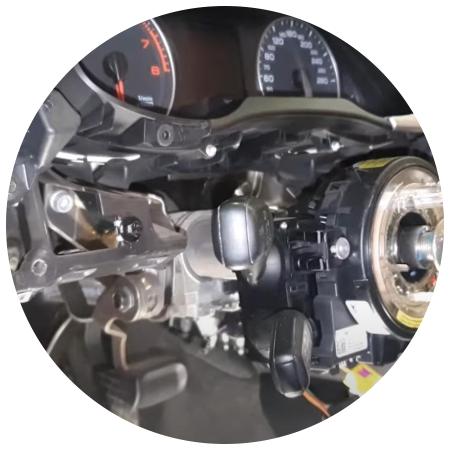 демонтаж передней панели