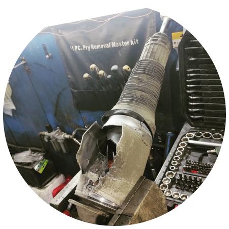 неисправный пневмобаллон Ауди