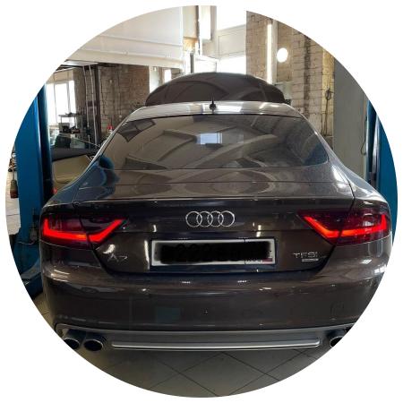 Ауди А7 в сервисе на обслуживании