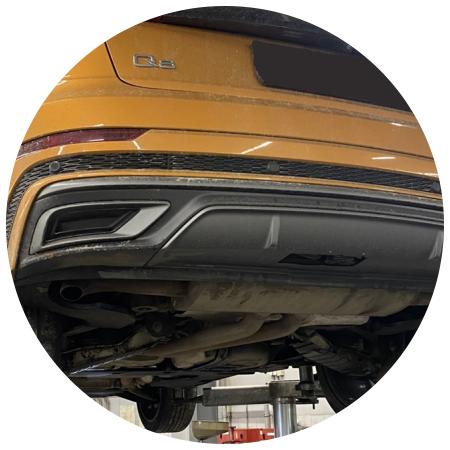 Замена масла в редукторе Ауди Q8