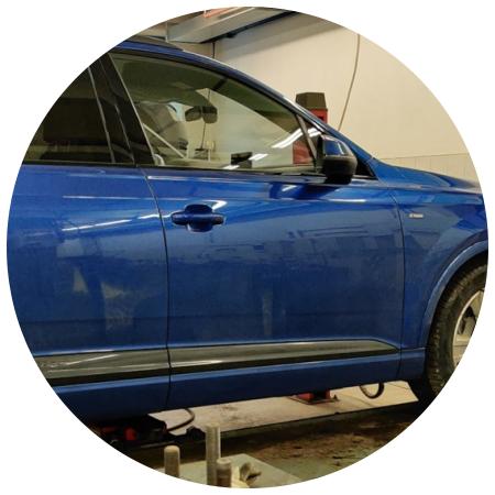 Проверка схода-развала Ауди Q8