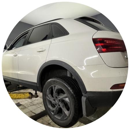 Ауди Q3 в процессе замены привода