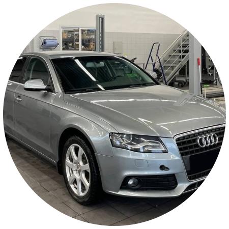 Ауди А4 в автотехцентре после замены мехатроника