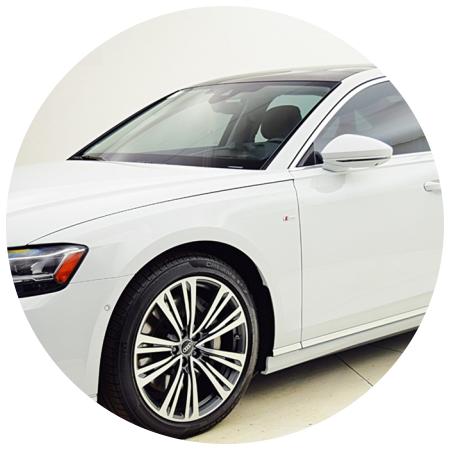 Ауди А8 после ремонта рулевой рейки в автотехцентре