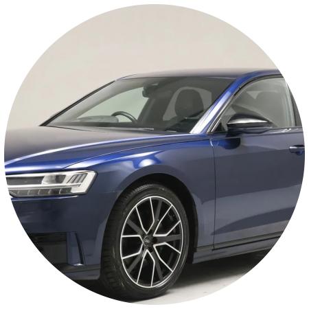 Ауди А8 после замены рычагов подвески в автотехцентре