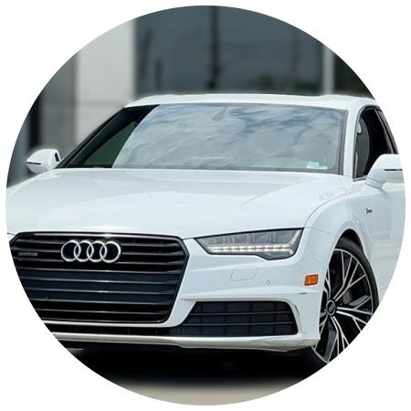 Ауди А7 после замены тормозных дисков в автотехцентре