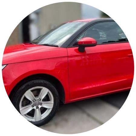 Ауди А1 после промывки радиатора в автотехцентре