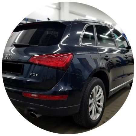 Ауди Q5 после замены масла в редукторе в автотехцентре