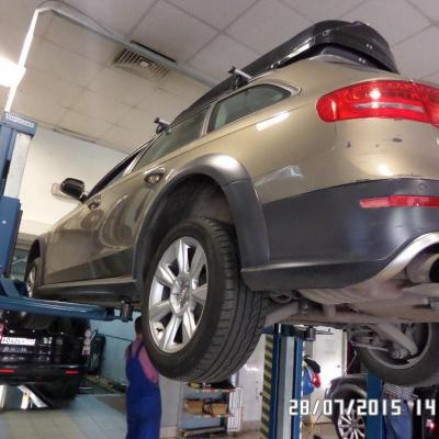 А4 Олроуд на подъемнике