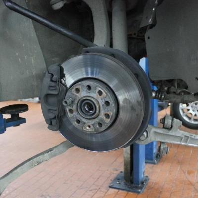 тормозной диск с суппортом