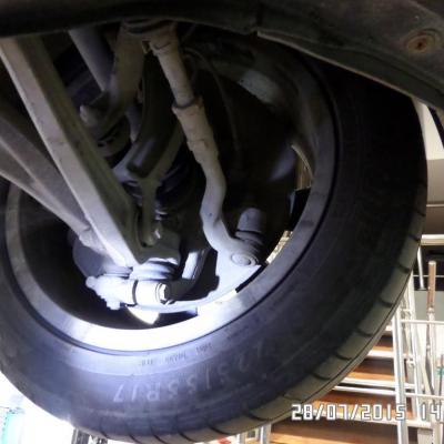 ходовая Ауди снизу