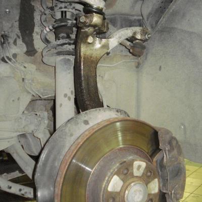 рычаги ходовой и тормоза на Ауди