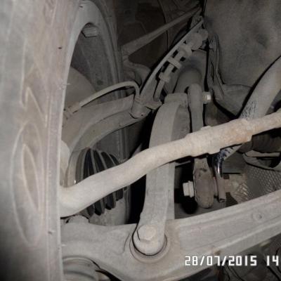 передняя подвеска на А4 спереди