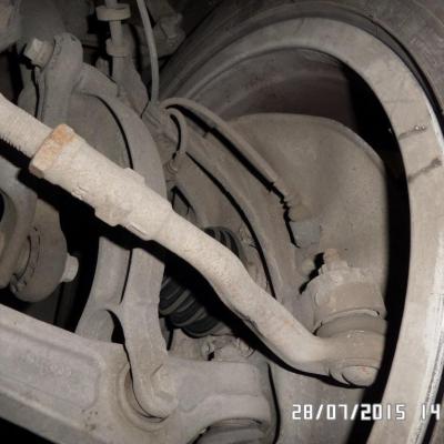 рулевая тяга на А4 снизу