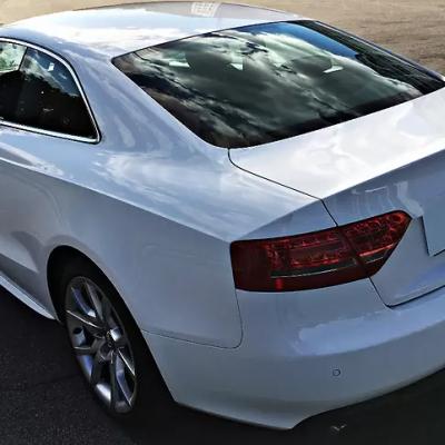 белая А5 сзади