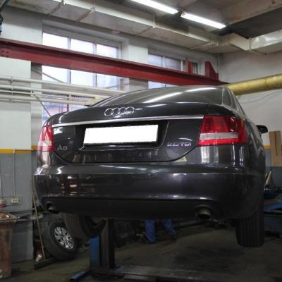 А6 на подъемнике