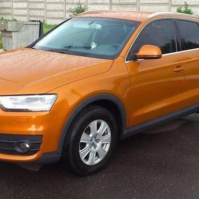 оранжевый Ауди Ку 3