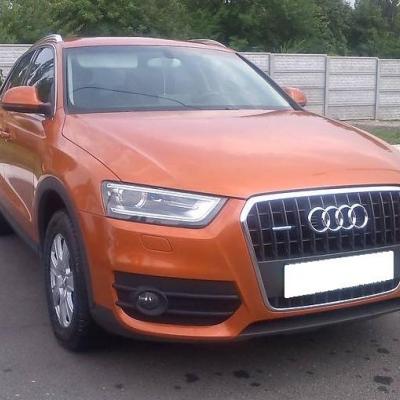 оранжевая Ауди Ку3