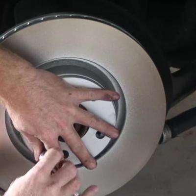 установка тормозного диска