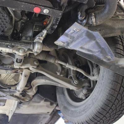 Ку 3 на подъемнике, вид снизу