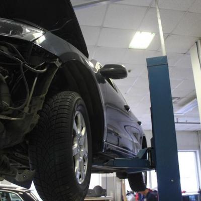 Ку5 на подъемнике