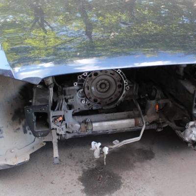 разобранный перед на Q5 без двигателя