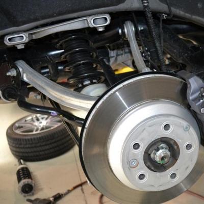 передняя подвеска на Q7